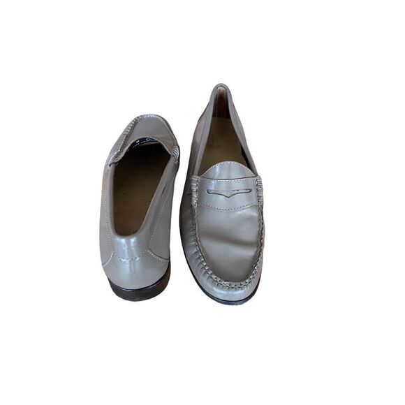 G.H. Bass Womens Gray Leather Slip On Bass Caroline Loafer Size 7 - Picture 5 of 7